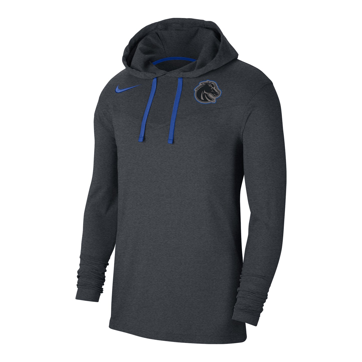 Boise State Broncos Nike Men's Sideline Long Sleeve Hoodie (Grey)