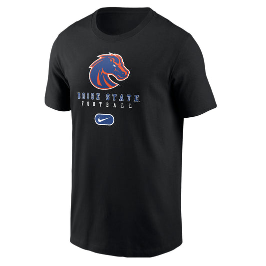 Boise State Broncos Nike Men's "Football" T-Shirt (Black)