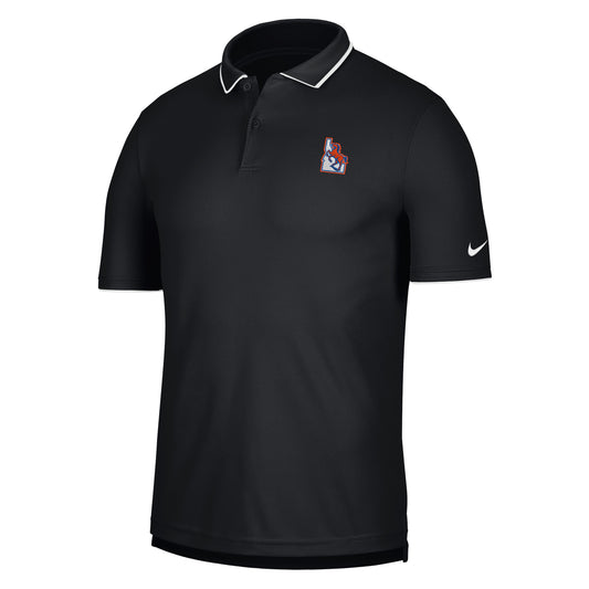 Boise State Broncos Nike Men's Vault Trim Dri-Fit Polo (Black)