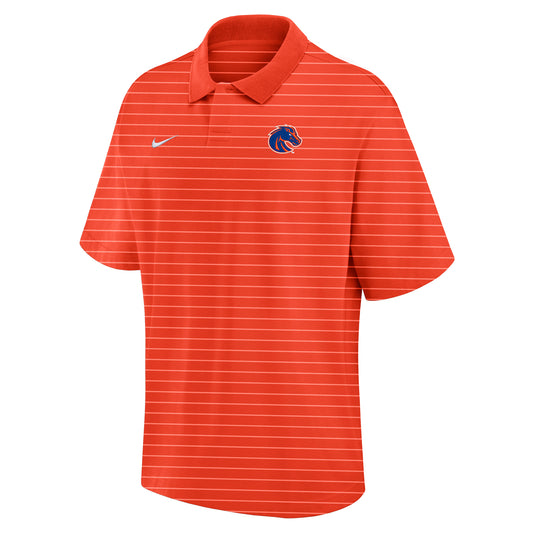 Boise State Broncos Nike Men's Striped Bronco Dri-Fit Polo (Orange)