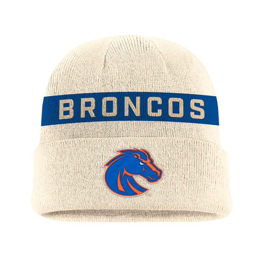 Boise State Broncos Nike Beanie (Cream)