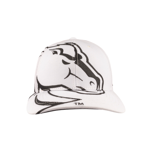 Boise State Broncos CapX Revamped Rivalry Flex Fit Hat (White/Black)