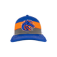 Boise State Broncos CapX Striped Multicolor Flex Fit Hat