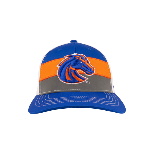 Boise State Broncos CapX Striped Multicolor Flex Fit Hat