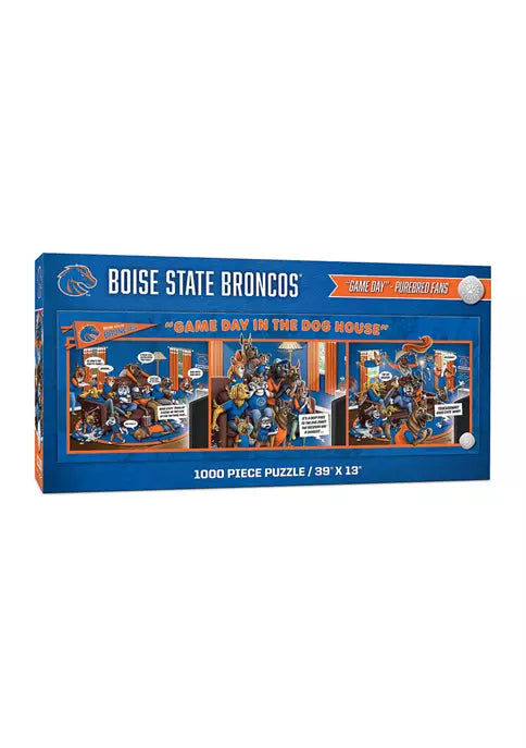 Boise State Broncos You The Fan 1,000 Piece "Game Day in The Dog House" Puzzle