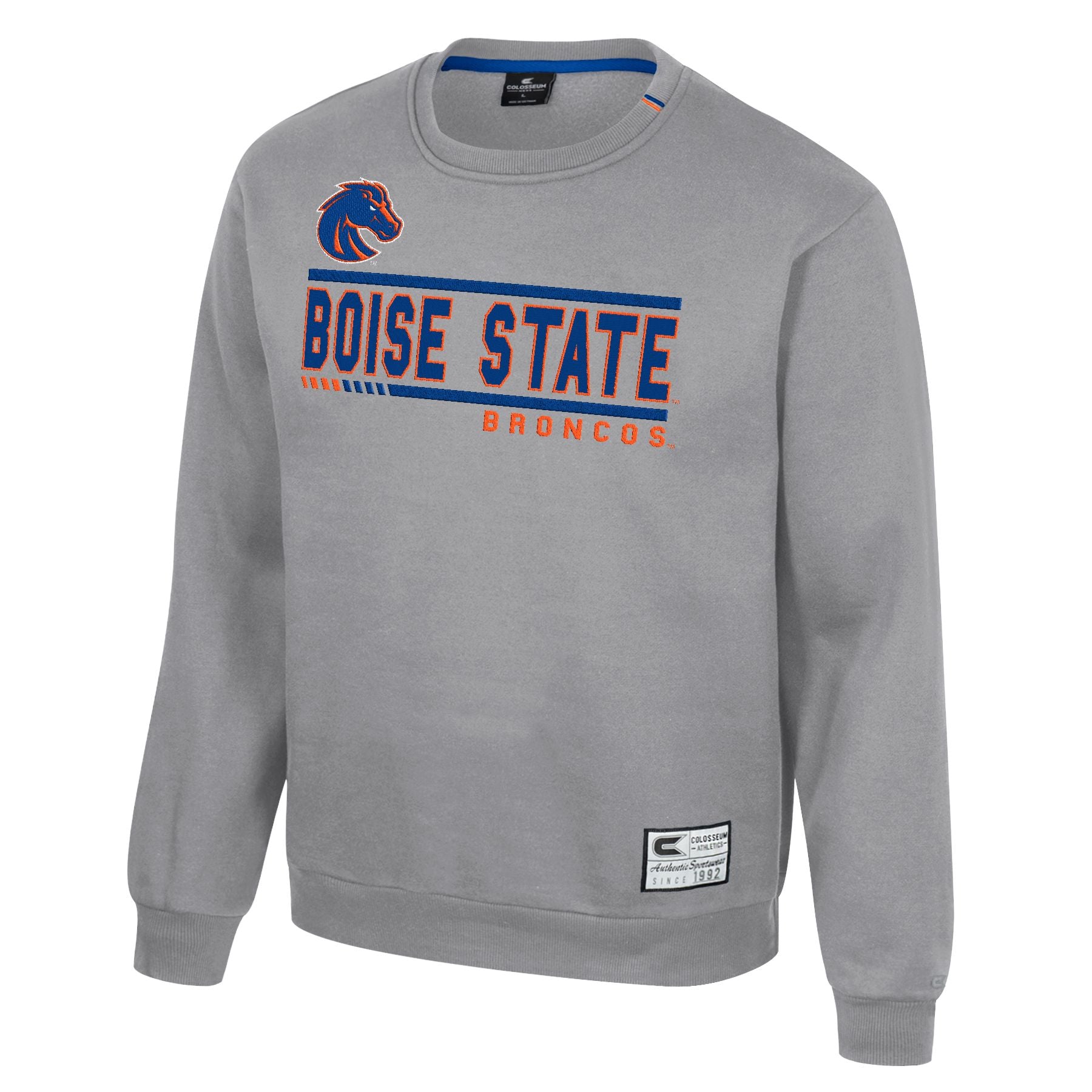 Boise State Broncos Colosseum Men's Crewneck Sweatshirt (Grey) – The ...