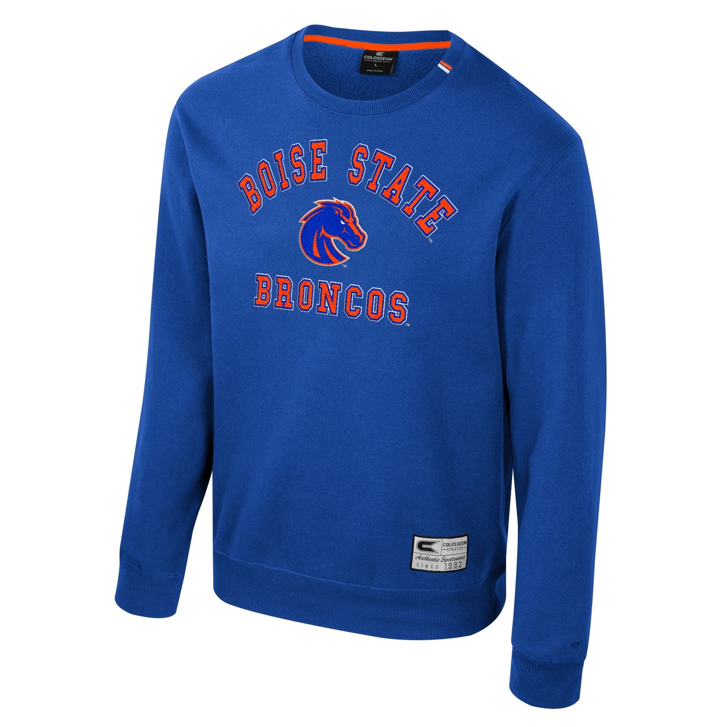 Boise State Broncos Colosseum Men's Crewneck Sweatshirt (Blue)