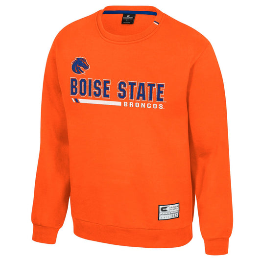 Boise State Broncos Colosseum Men's Crewneck Sweatshirt (Orange)