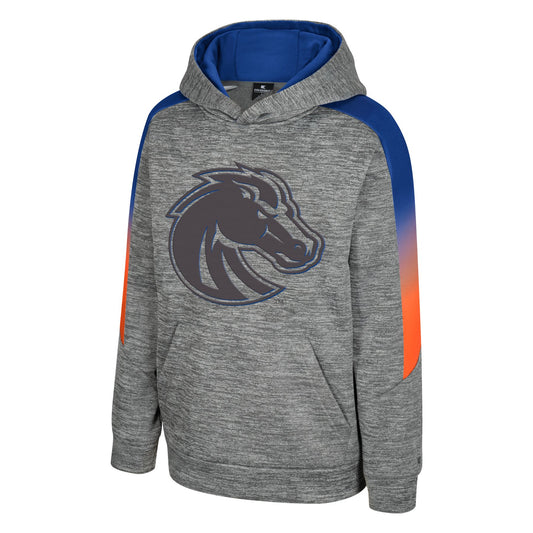 Boise State Broncos Colosseum Youth Bronco Hoodie (Grey)