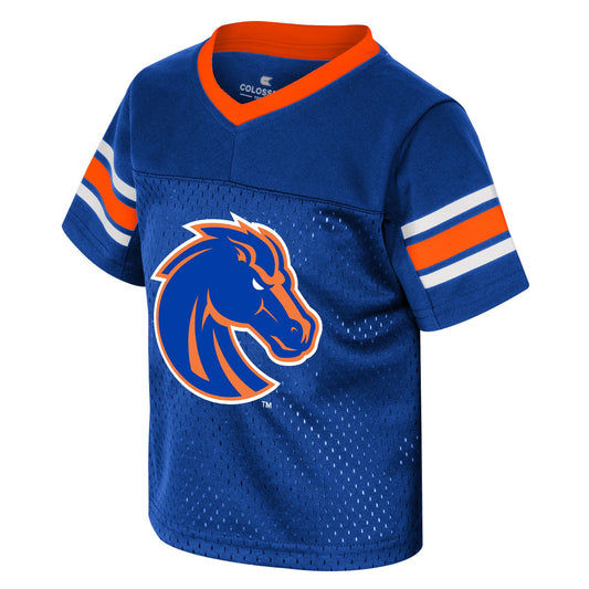 Boise State Broncos Colosseum Toddler Football Jersey (Blue)