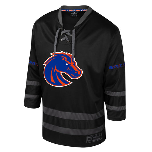 Boise State Broncos Colosseum Men's Hockey Fan Jersey (Black)