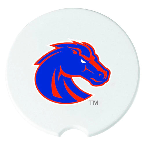 Boise State Broncos Memory Company 2 Pack Logo Travel Coasters (White)