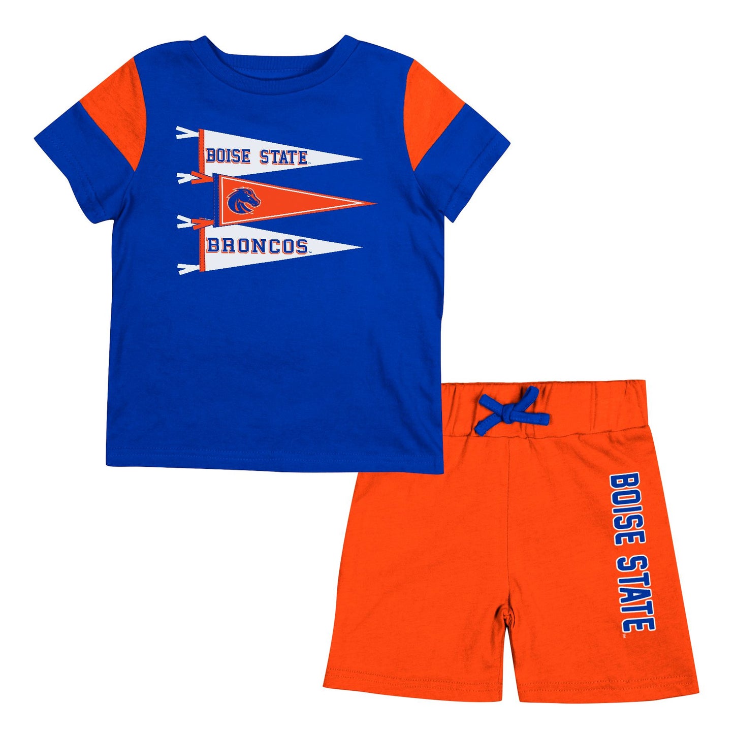 Boise State Broncos Colosseum Infant Two-Piece Set (Blue/Orange)