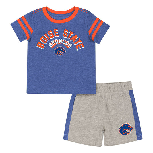 Boise State Broncos Colosseum Infant Two-Piece Set (Blue/Grey)