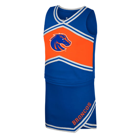 Boise State Broncos Colosseum Girls' Cheerleader Set (Blue/Orange)