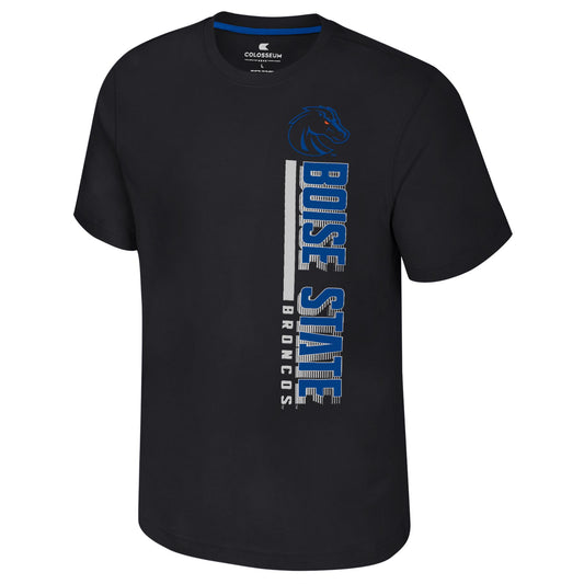 Boise State Broncos Colosseum Men's Vertical T-Shirt (Black)