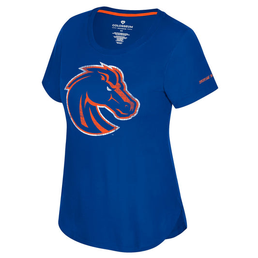 Boise State Broncos Colosseum Women's T-Shirt (Blue)