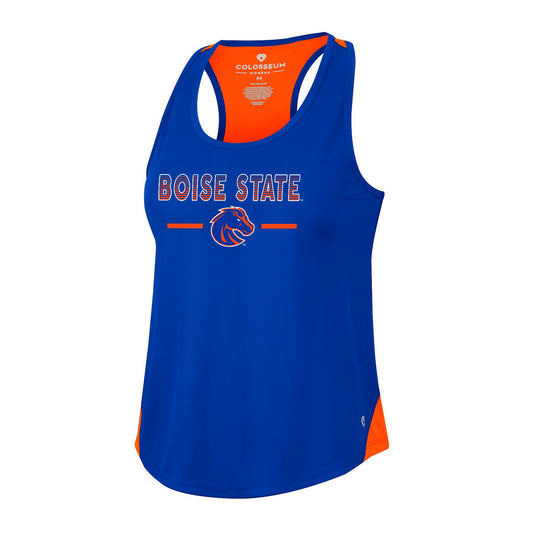 Boise State Broncos Colosseum Women's Tank Top (Blue/Orange)