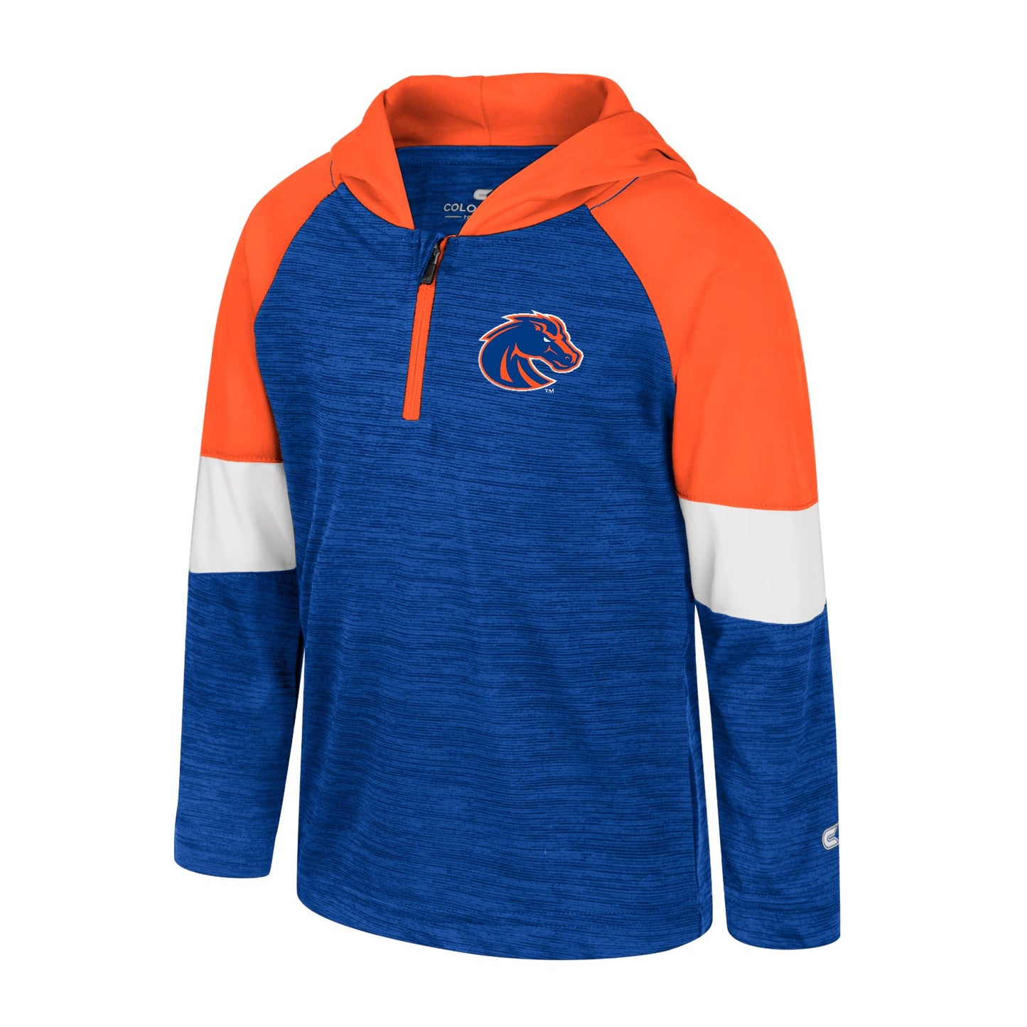 Boise State Broncos Colosseum Toddler 1/4 Zip Jacket (Blue/Orange)