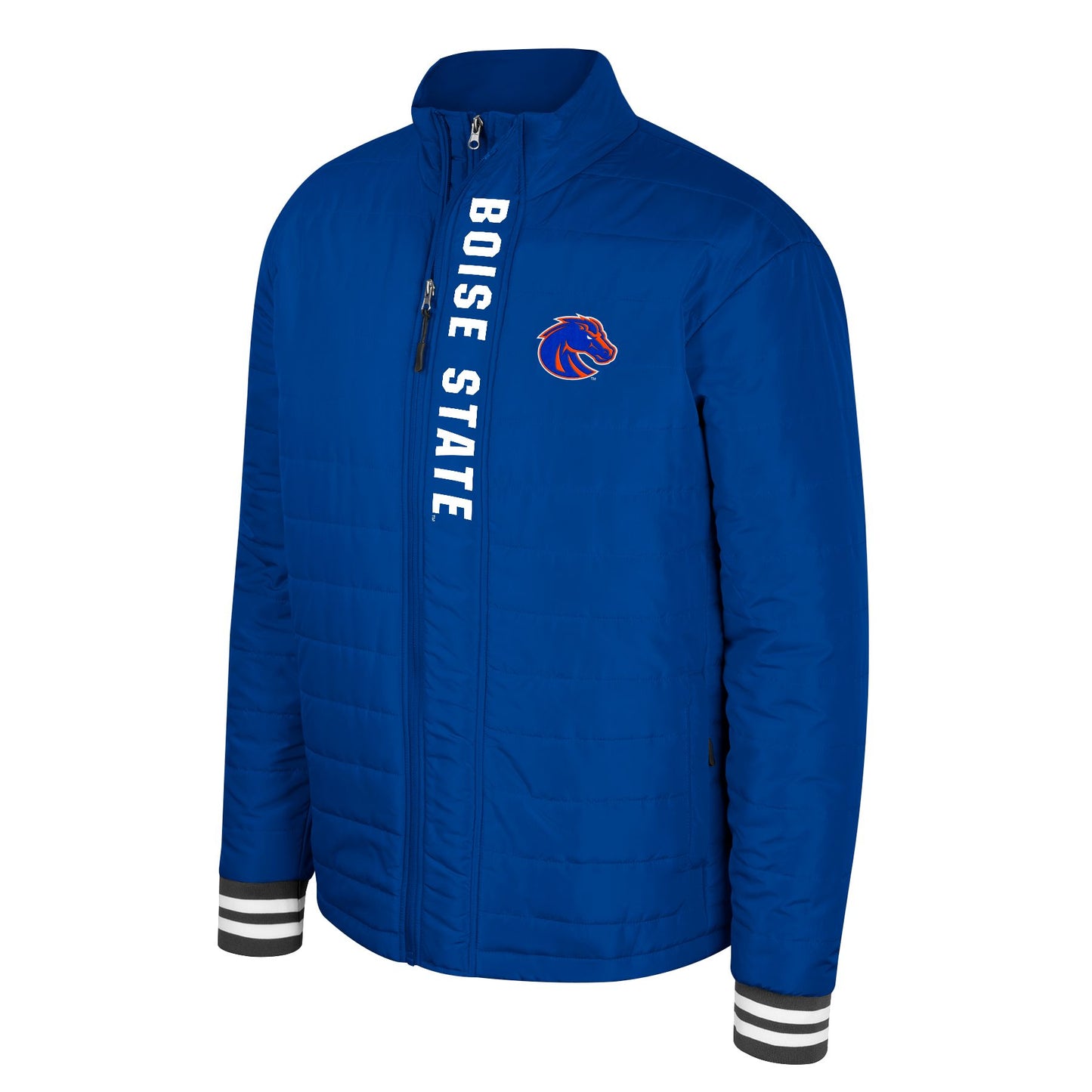Boise State Broncos Colosseum Men's Puffer Full Zip Jacket (Blue)