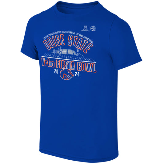 Boise State Broncos CFP Fiesta Bowl Stadium T-Shirt (Royal)