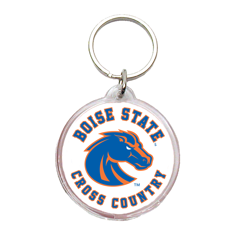 Boise State Broncos Spirit Products Cross Country Key Tag (White)
