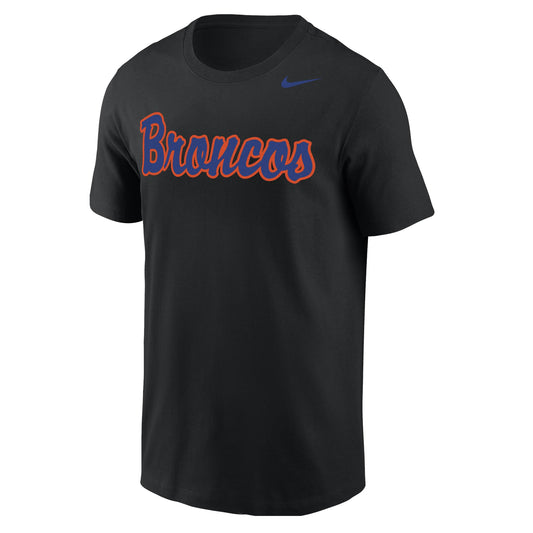 Boise State Broncos Nike Men's Script T-Shirt (Black)