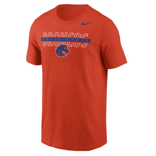 Boise State Broncos Nike Men's Overlap T-Shirt (Orange)