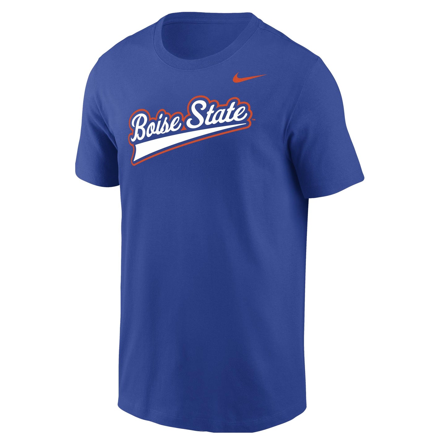 Boise State Broncos Nike Men's Cursive T-Shirt (Blue)