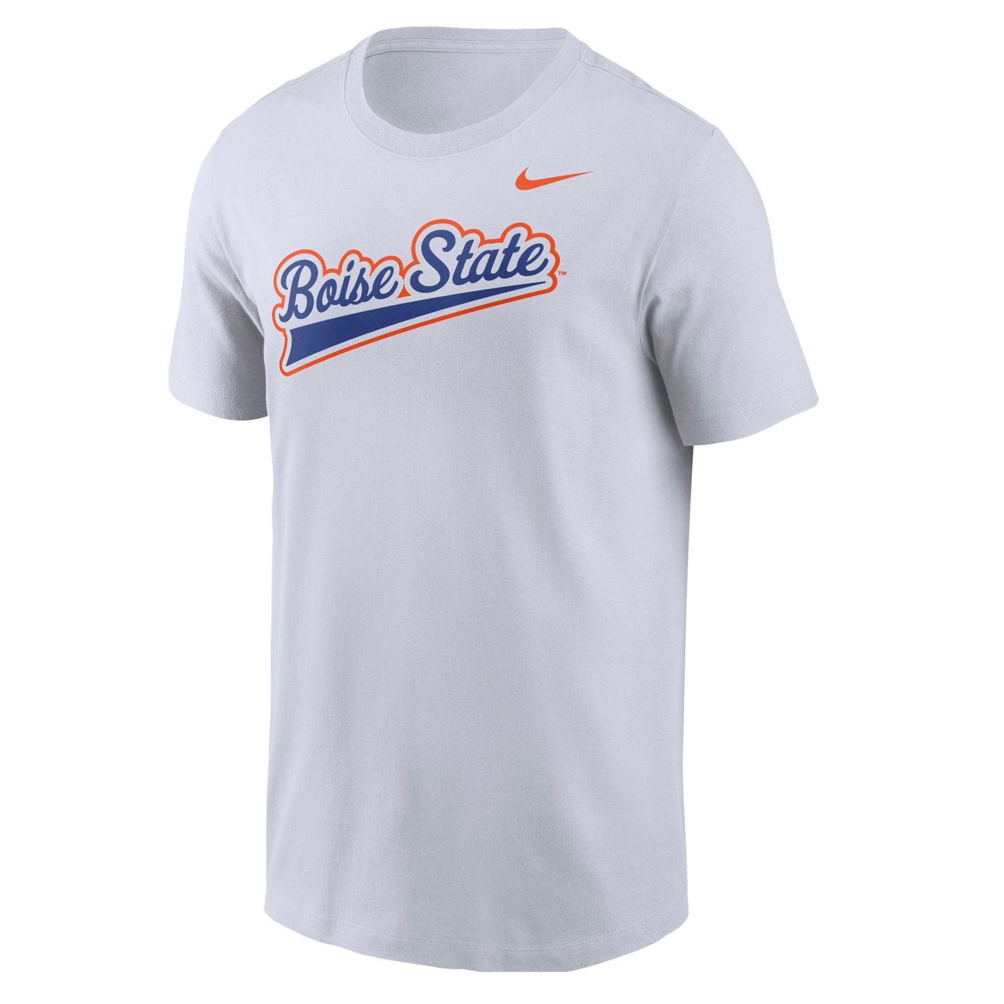 Boise State Broncos Nike Men's Cursive T-Shirt (White)