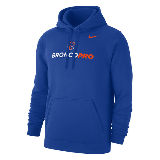 Boise State Broncos Nike Men's "Bronco Pro" Hoodie (Blue)