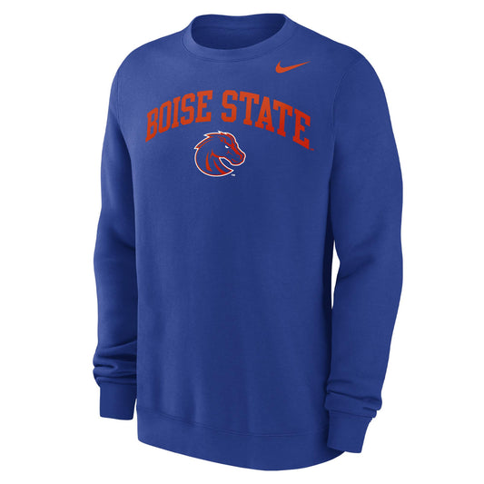 Boise State Broncos Nike Men's "Boise State" Crewneck Sweatshirt (Blue)