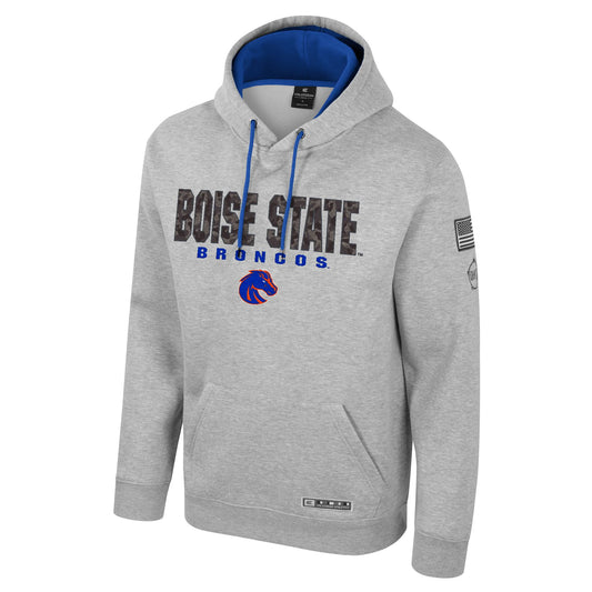 Boise State Broncos Colosseum Men's OHT Pullover Hoodie (Grey)