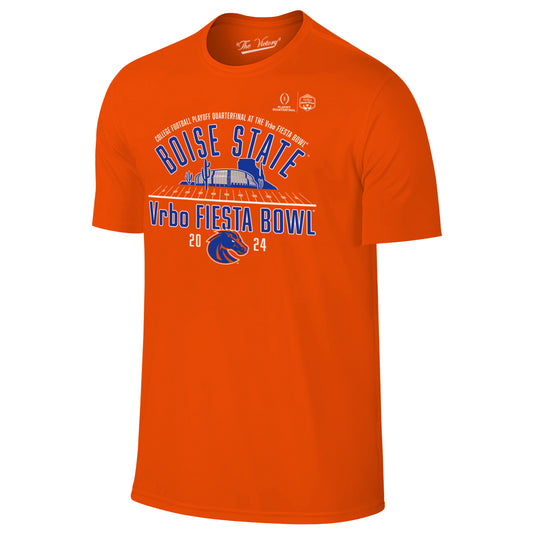 Boise State Broncos CFP Fiesta Bowl Stadium T-Shirt (Orange)