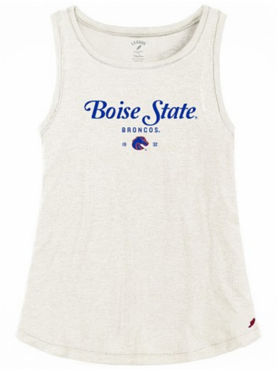 Boise State Broncos Women's Legacy Tank Top T-Shirt (White)