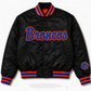 Boise State Broncos Blue & Orange Store Exclusive Satin Bomber Jacket (Black)
