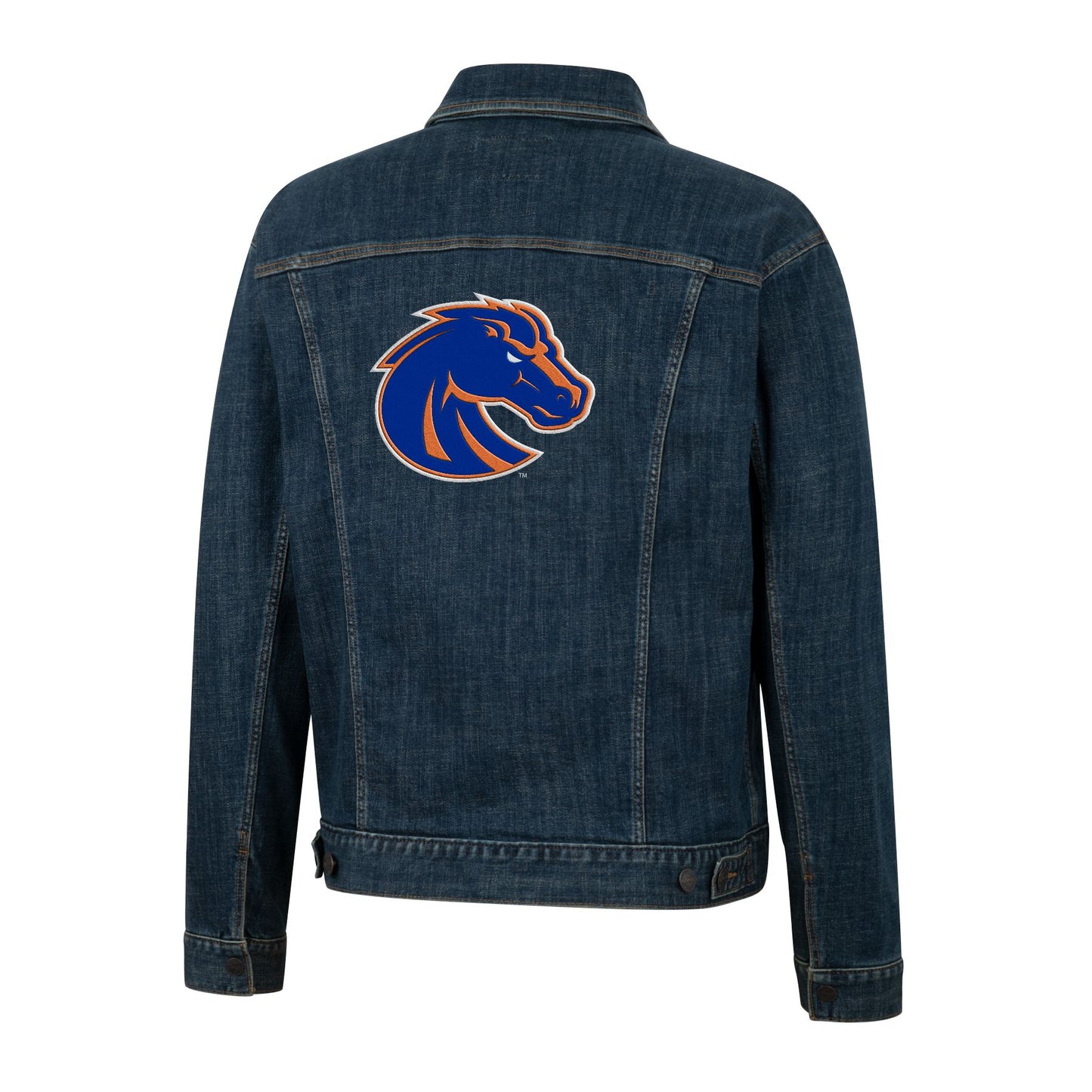Boise State Broncos Wrangler Women's Button Up Jacket (Denim)