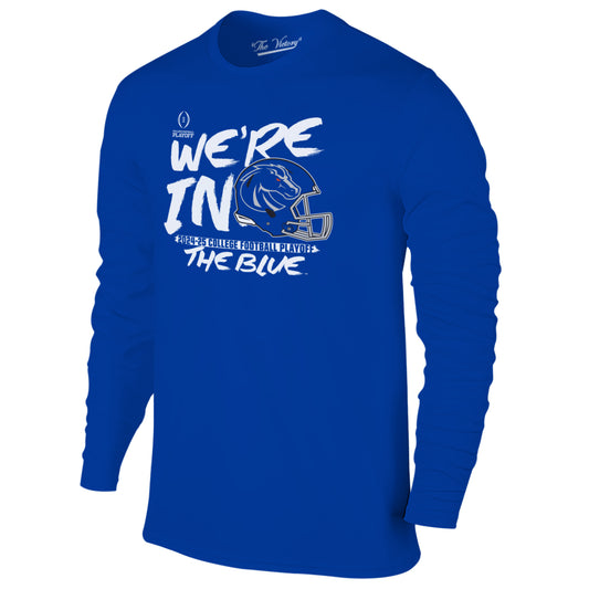 Boise State Broncos Men's CFP We're In (The Blue) L/S T-Shirt