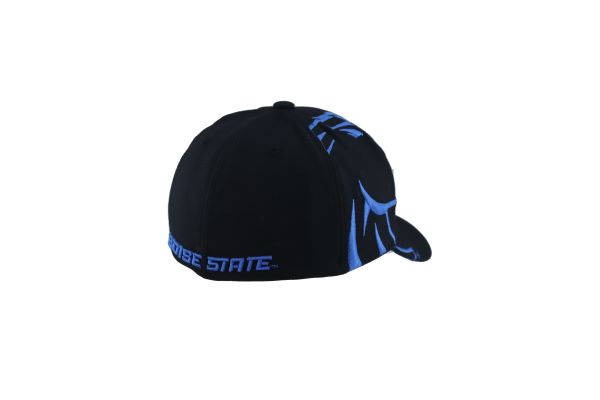 Boise State Broncos Zephyr Orange Eye Rivalry Flex Fit Hat (Black/Blue)