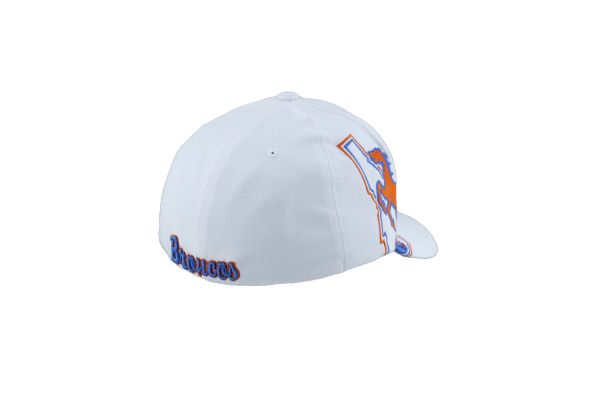Boise State Broncos Zephyr Vault Horse Rivalry Flex Fit Hat (White)