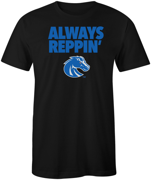Boise State Broncos Select Men's "Always Reppin'" Gameday T-Shirt (Black)