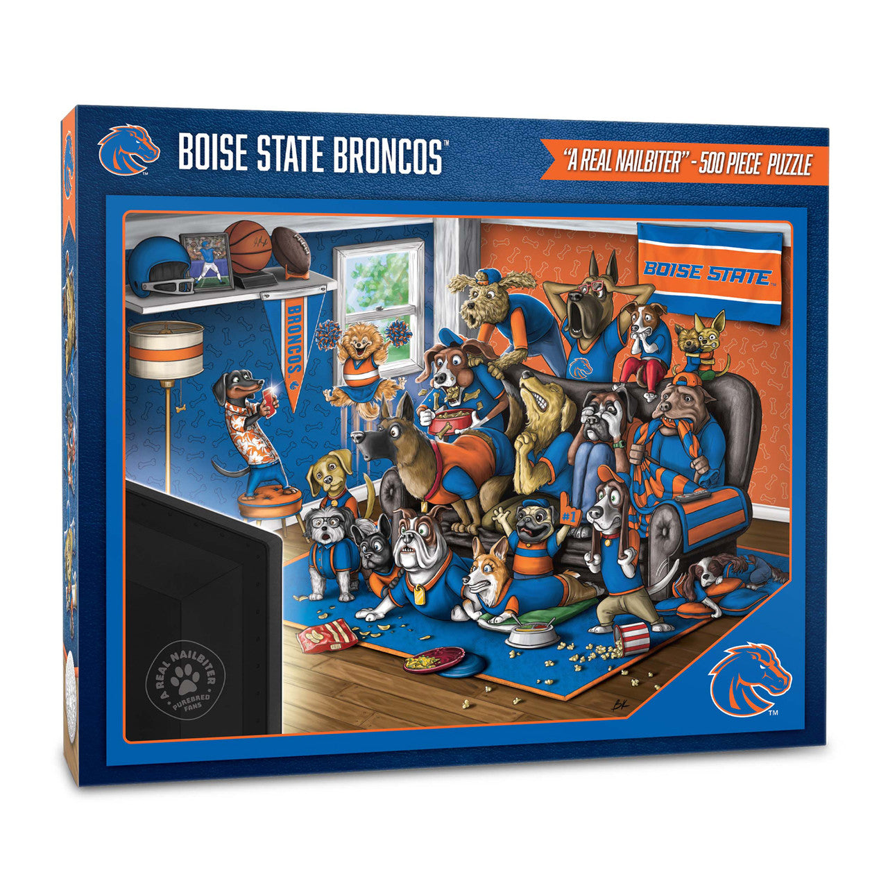 Boise State Broncos You The Fan 500 Piece "A Real Nailbiter" Puzzle