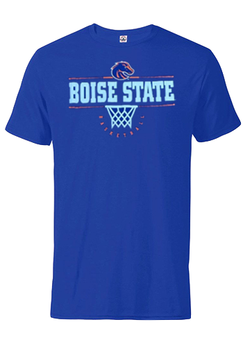 Boise State Broncos Colosseum Men's Basketball T-Shirt (Blue)