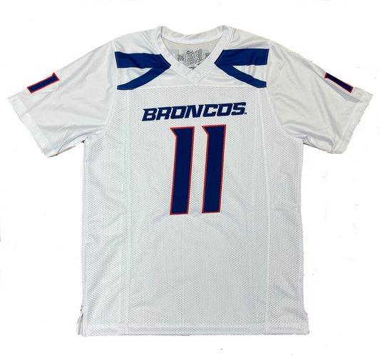 Boise State Broncos Retro Brand Men's Kellen Moore Football Jersey (White)