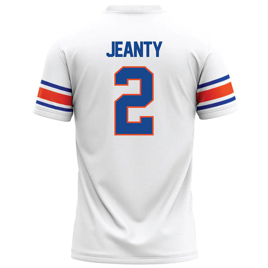 Boise State Broncos Athlete's Thread Men's Ashton Jeanty Football Jersey (White)