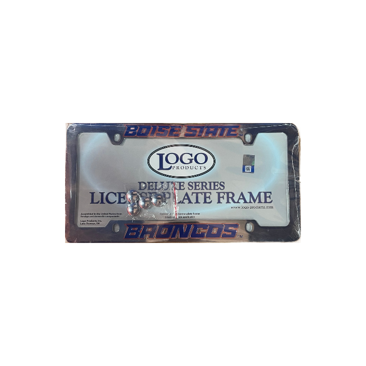 Boise State Broncos Logo Products Metal License Plate Frame