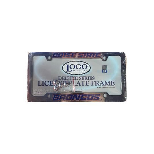 Boise State Broncos Logo Products Metal License Plate Frame