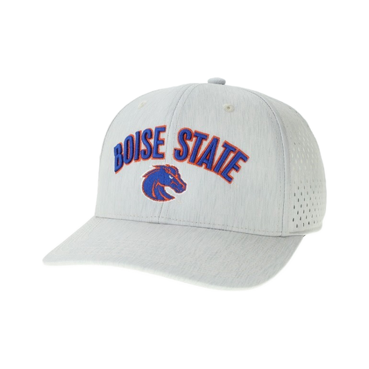 Boise State Broncos Legacy REMPA Breathable Mesh Snapback Hat (Grey)