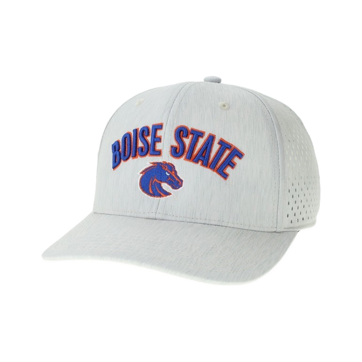Boise State Broncos Legacy REMPA Breathable Mesh Snapback Hat (Grey)