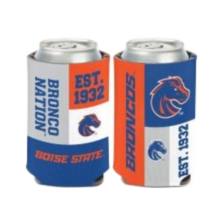 Boise State Broncos Wincraft 12oz Two Sided Color Block Can Cooler
